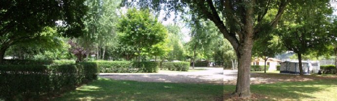 Emplacements du camping de Maurs